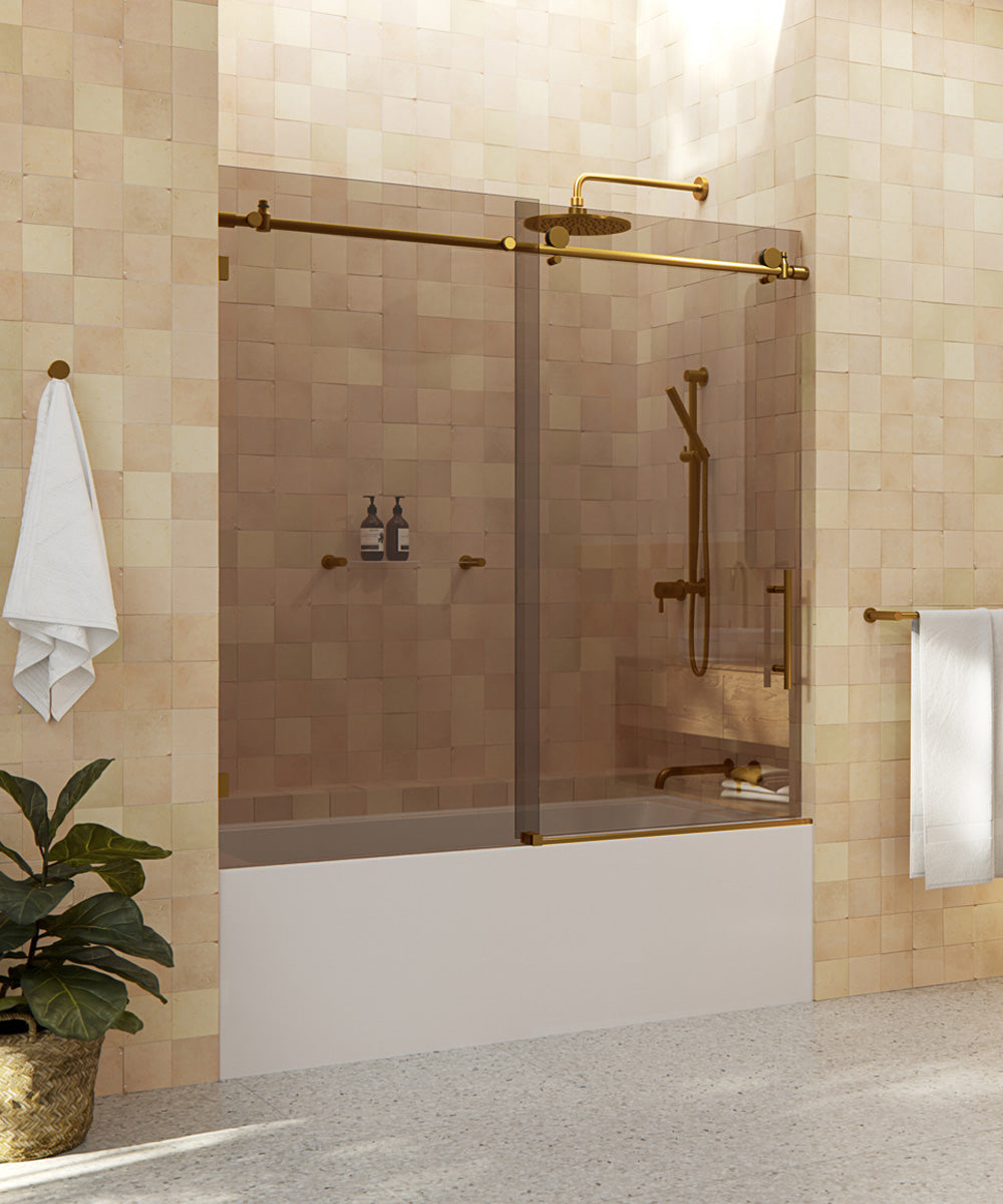 Bathtub Round Slider Bronze Tint