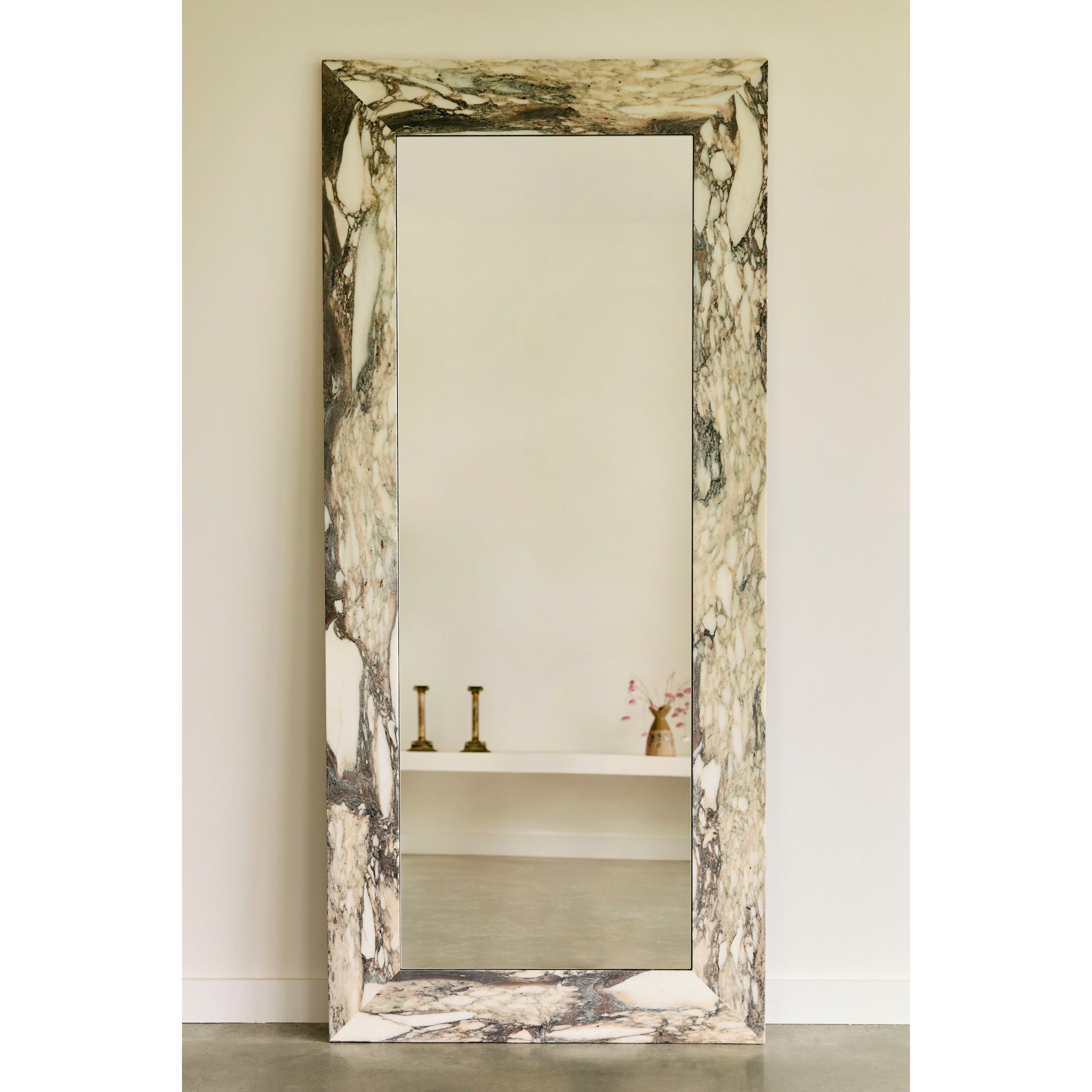 Natural Stone Rectangular Mirror
