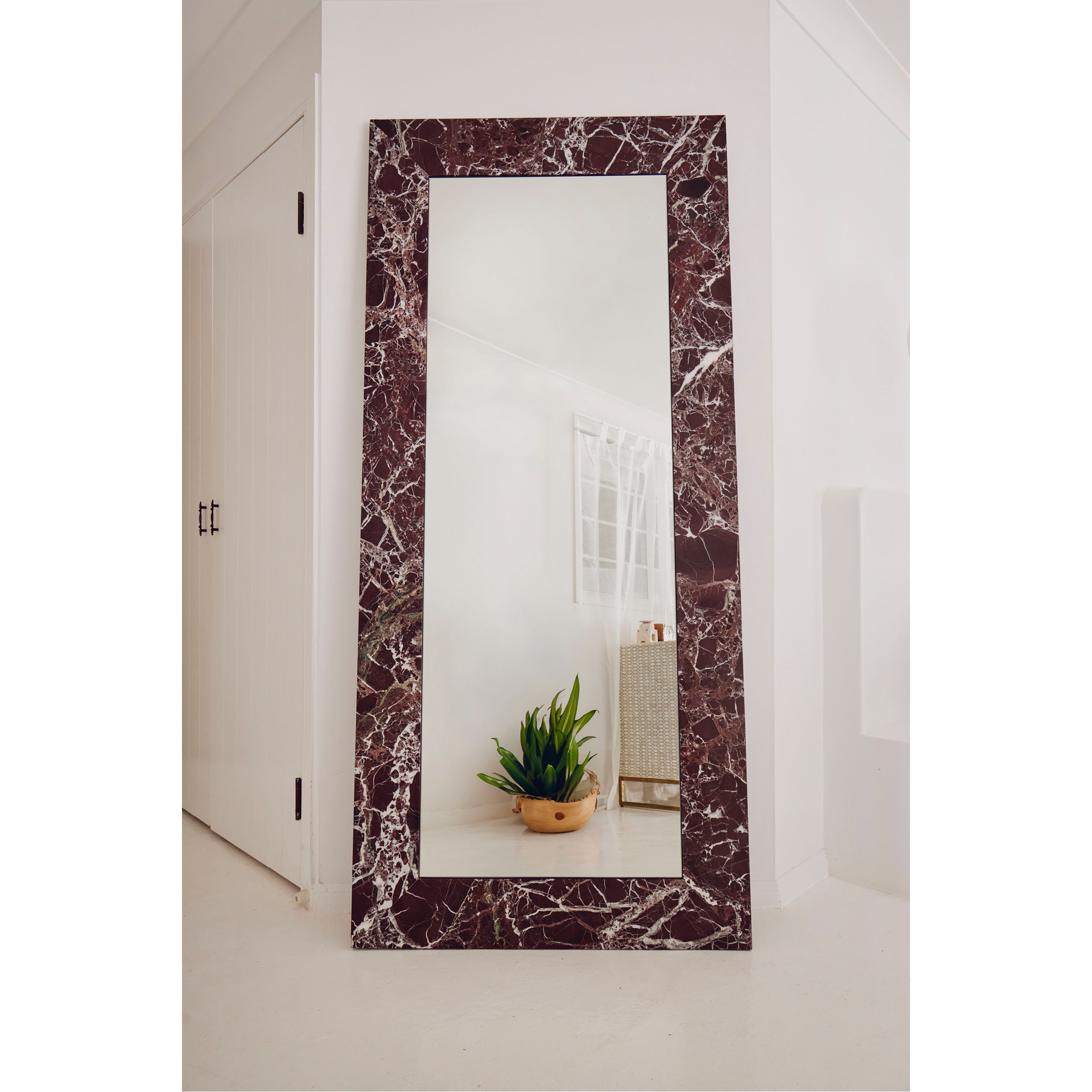 Natural Stone Rectangular Mirror