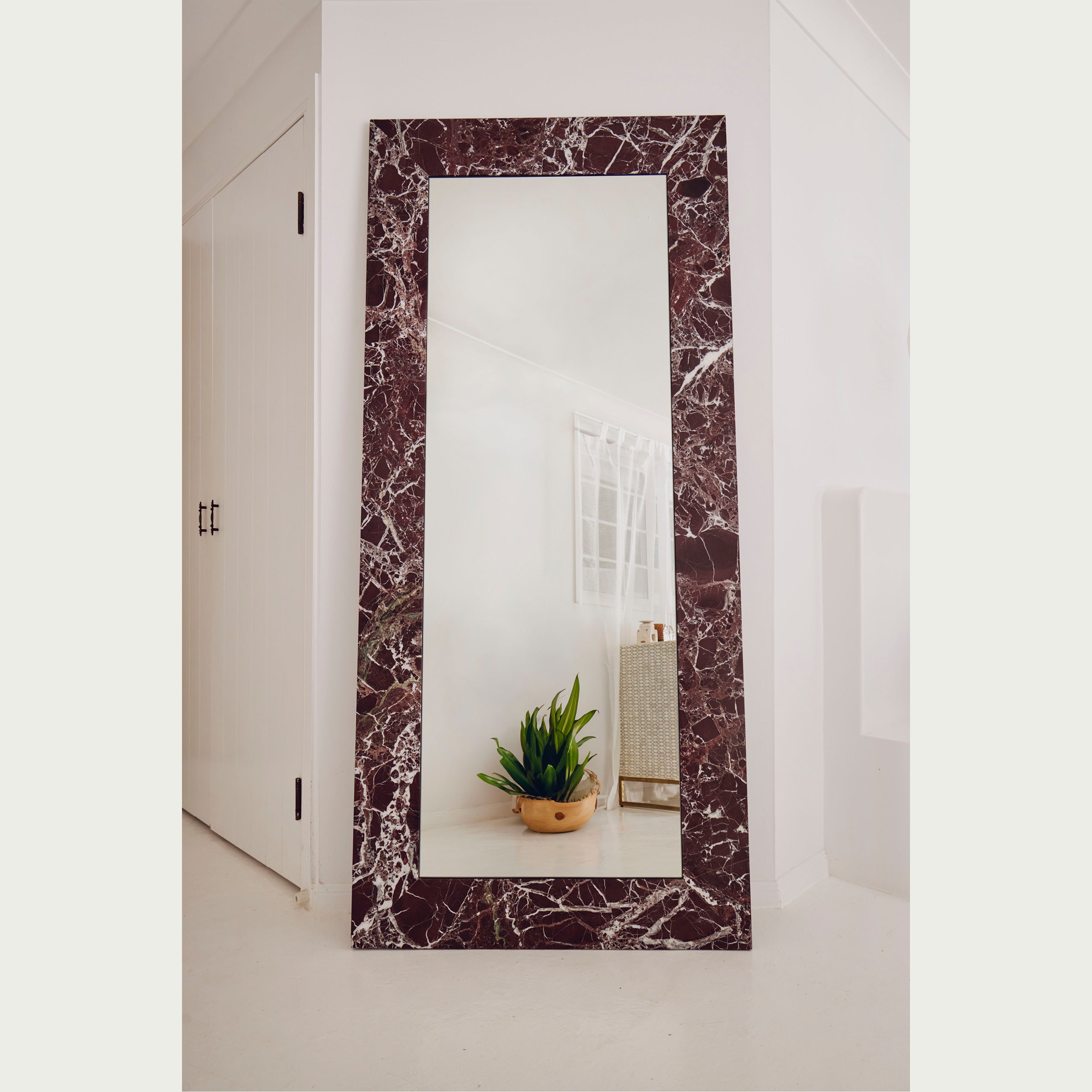 Natural Stone Rectangular Mirror