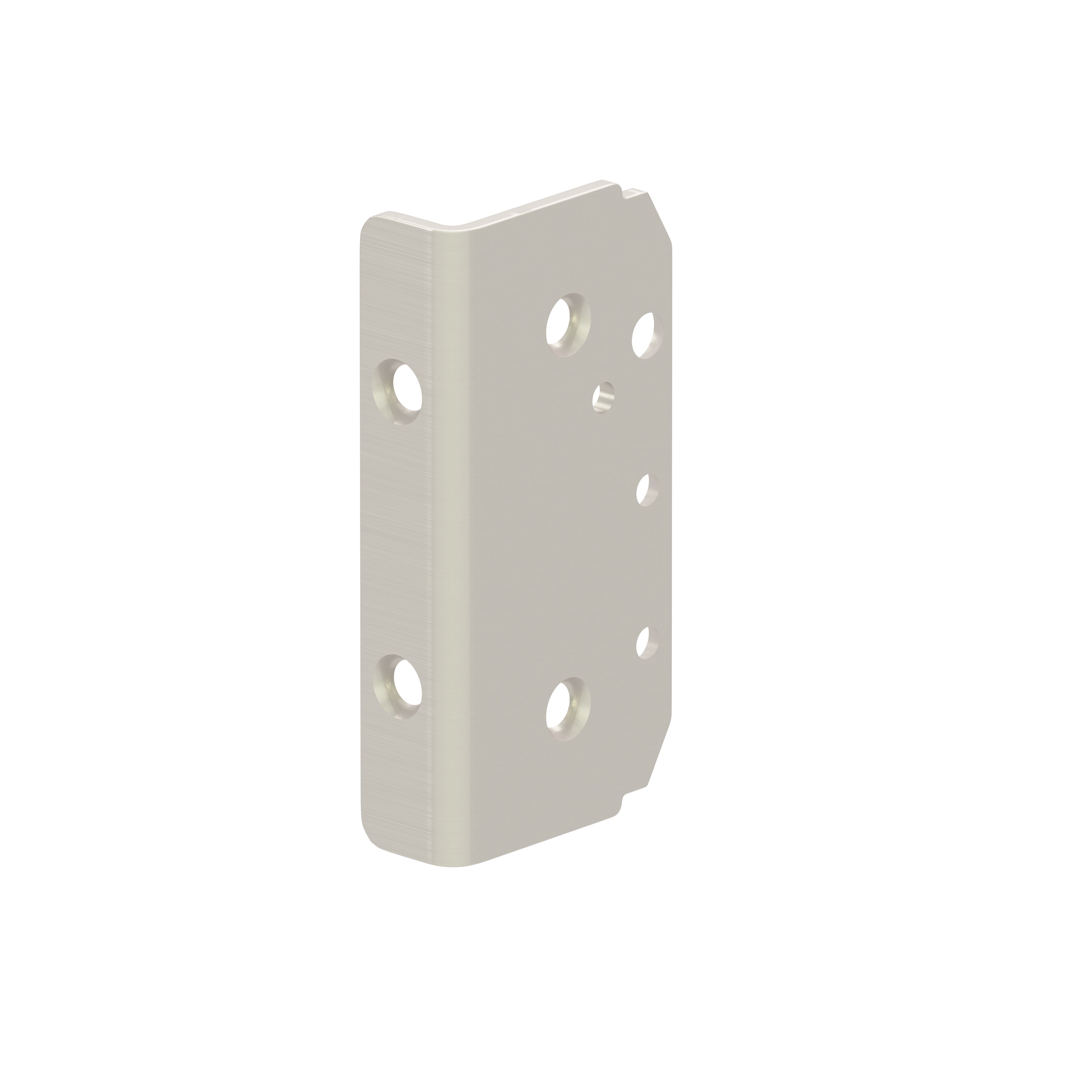 Square Post Bracket for Glass to Wall Hinge (Set of 2)