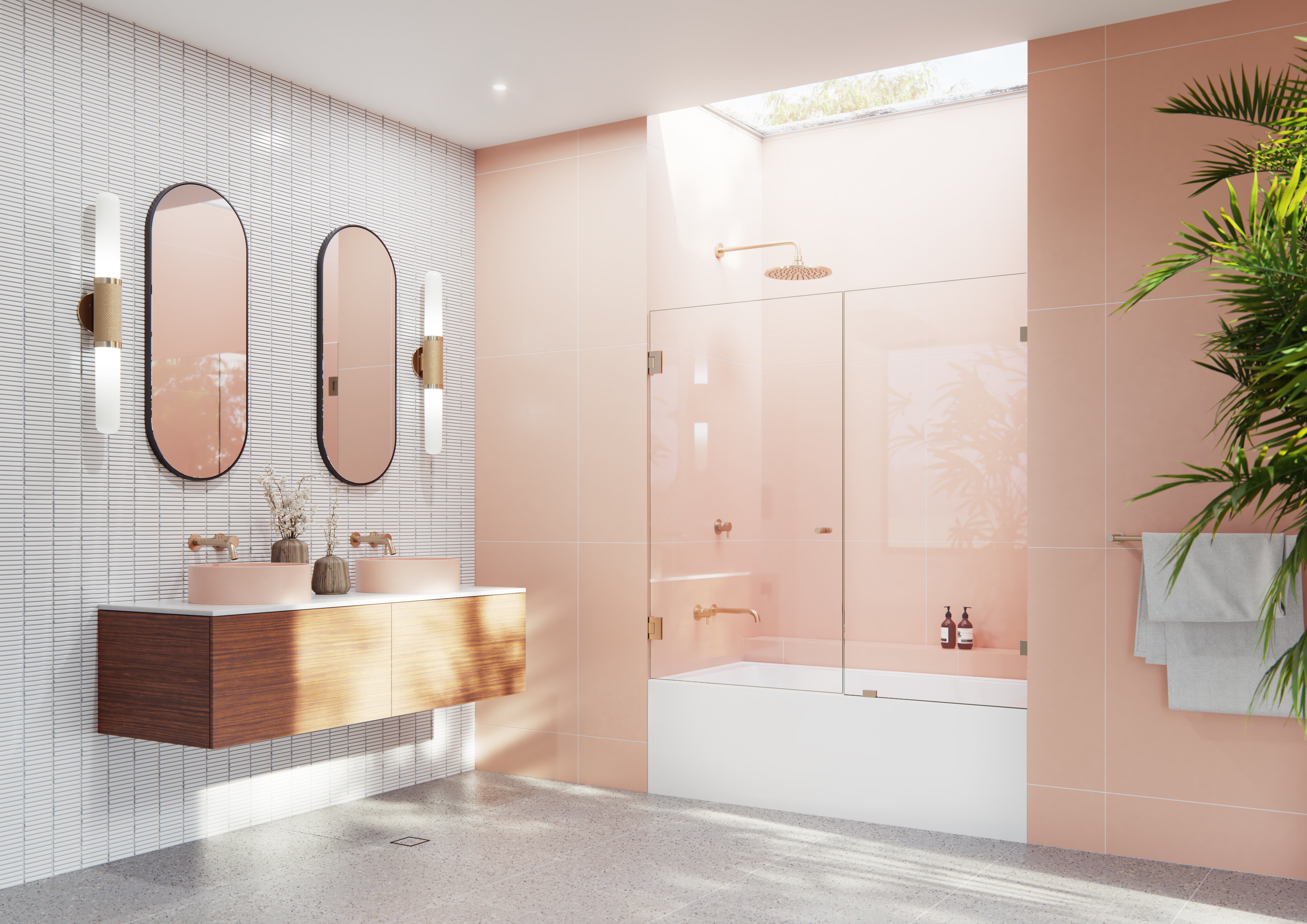 Bathtub Wall Hinge Door