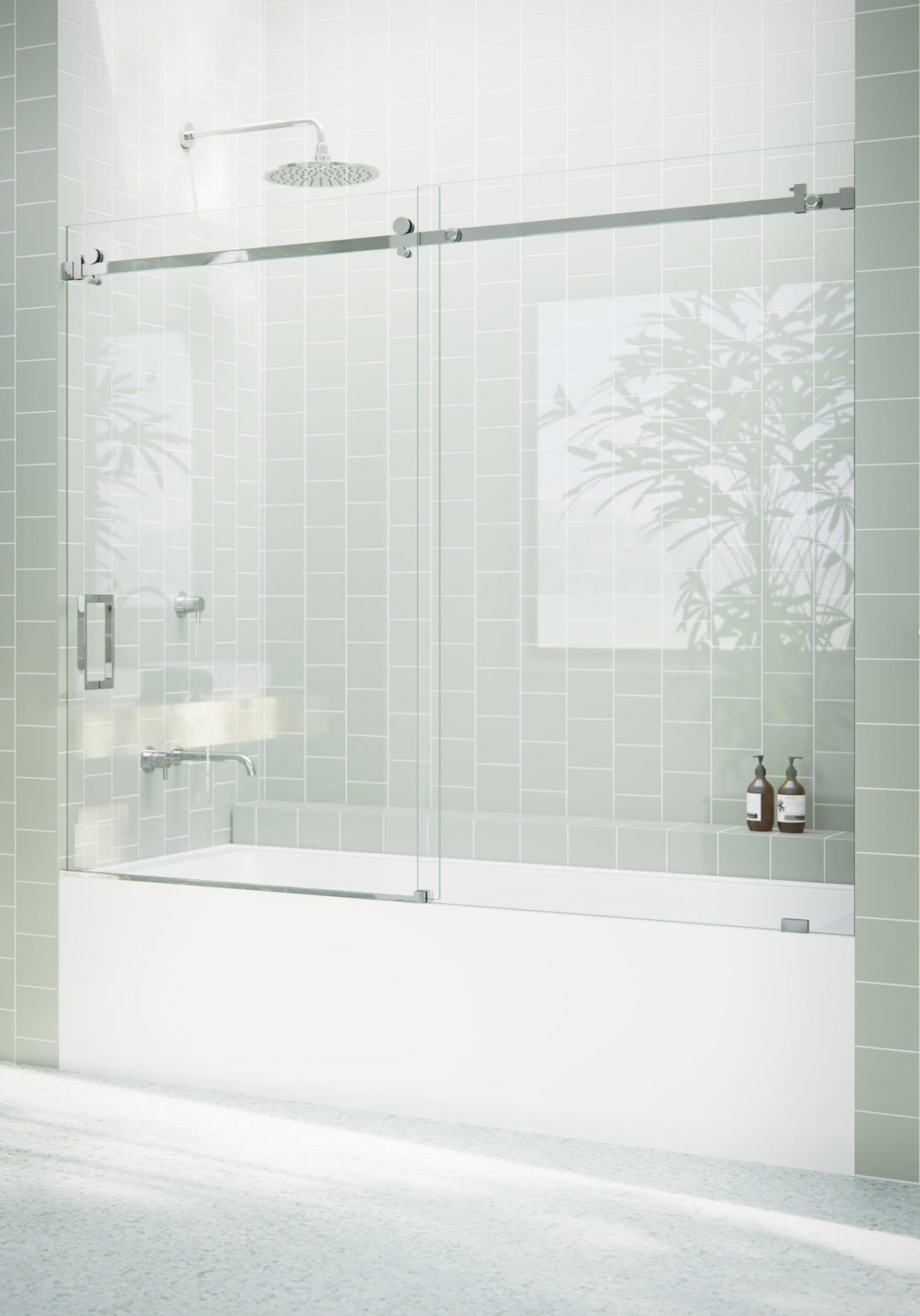 Astro - Bathtub Square Slider Door | GlassWarehouse.us