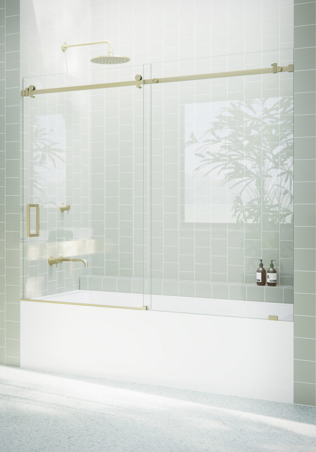 Astro - Bathtub Square Slider Door | GlassWarehouse.us