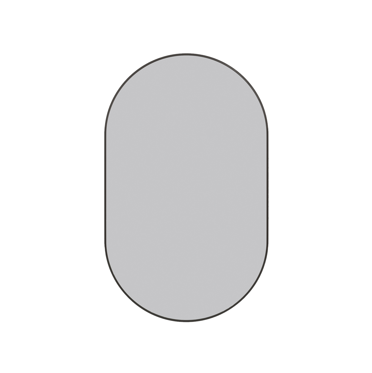 Inara - Steel Frame Pill Shape Mirror | GlassWarehouse.us