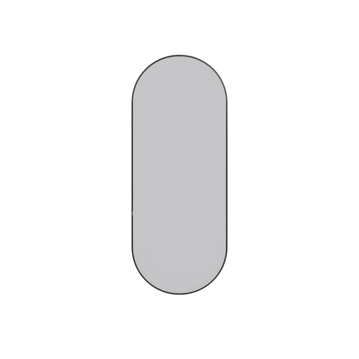 Inara - Steel Frame Pill Shape Mirror | GlassWarehouse.us