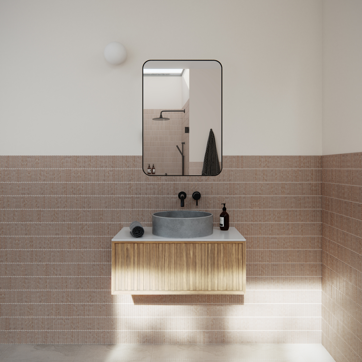 Trinity - Steel Frame Square Shape Mirror | GlassWarehouse.us