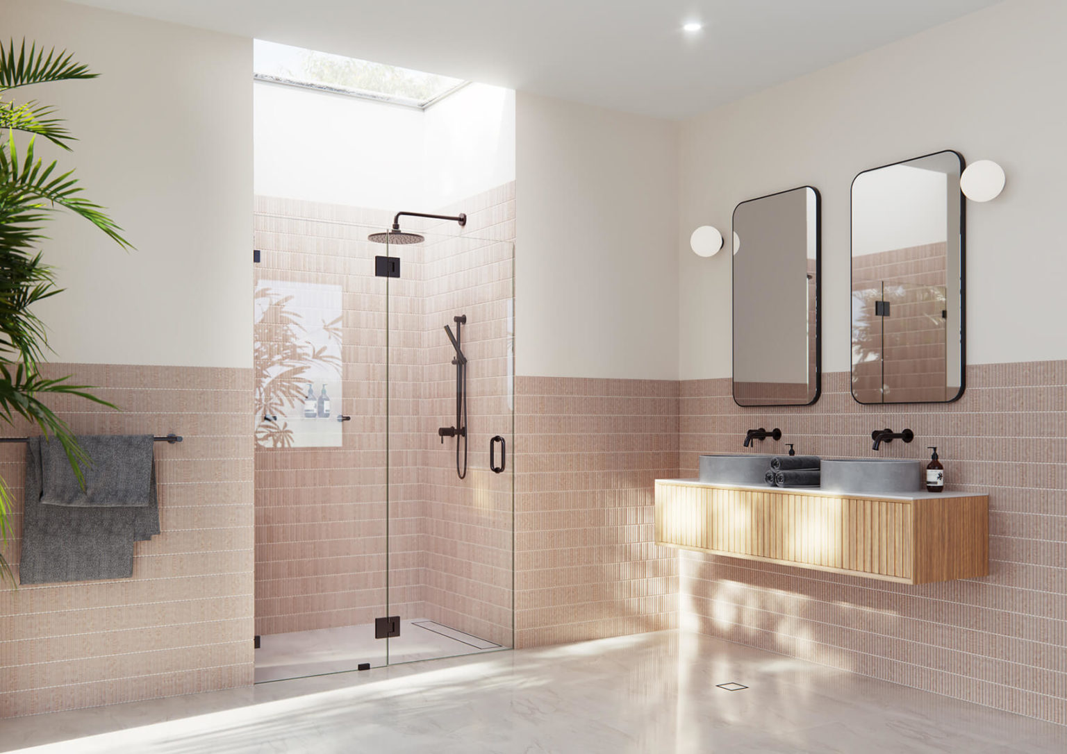 Halo Shower Glass Hinge Door GlassWarehouse.us