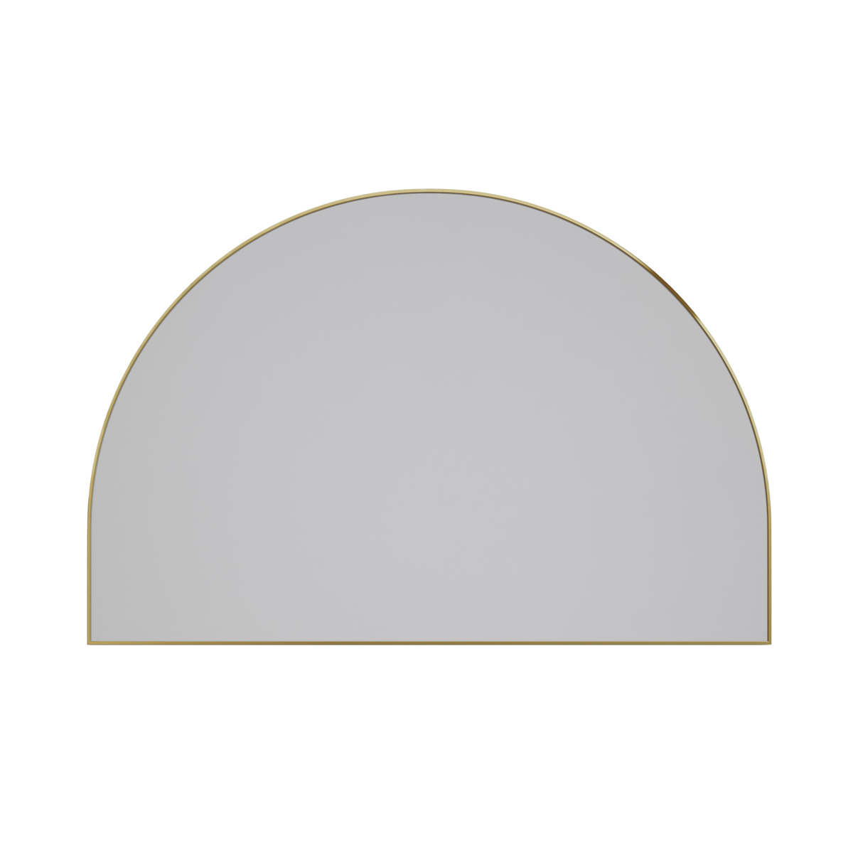 Kira Steel Frame Arch Large Vanity Mirror GlassWarehouse.us