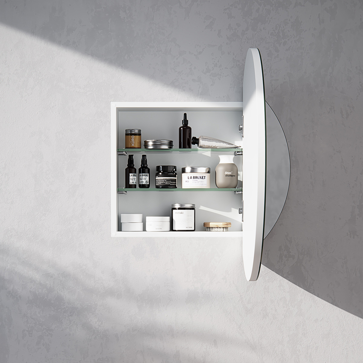 Orsa MDF Round Medicine GlassWarehouse.us