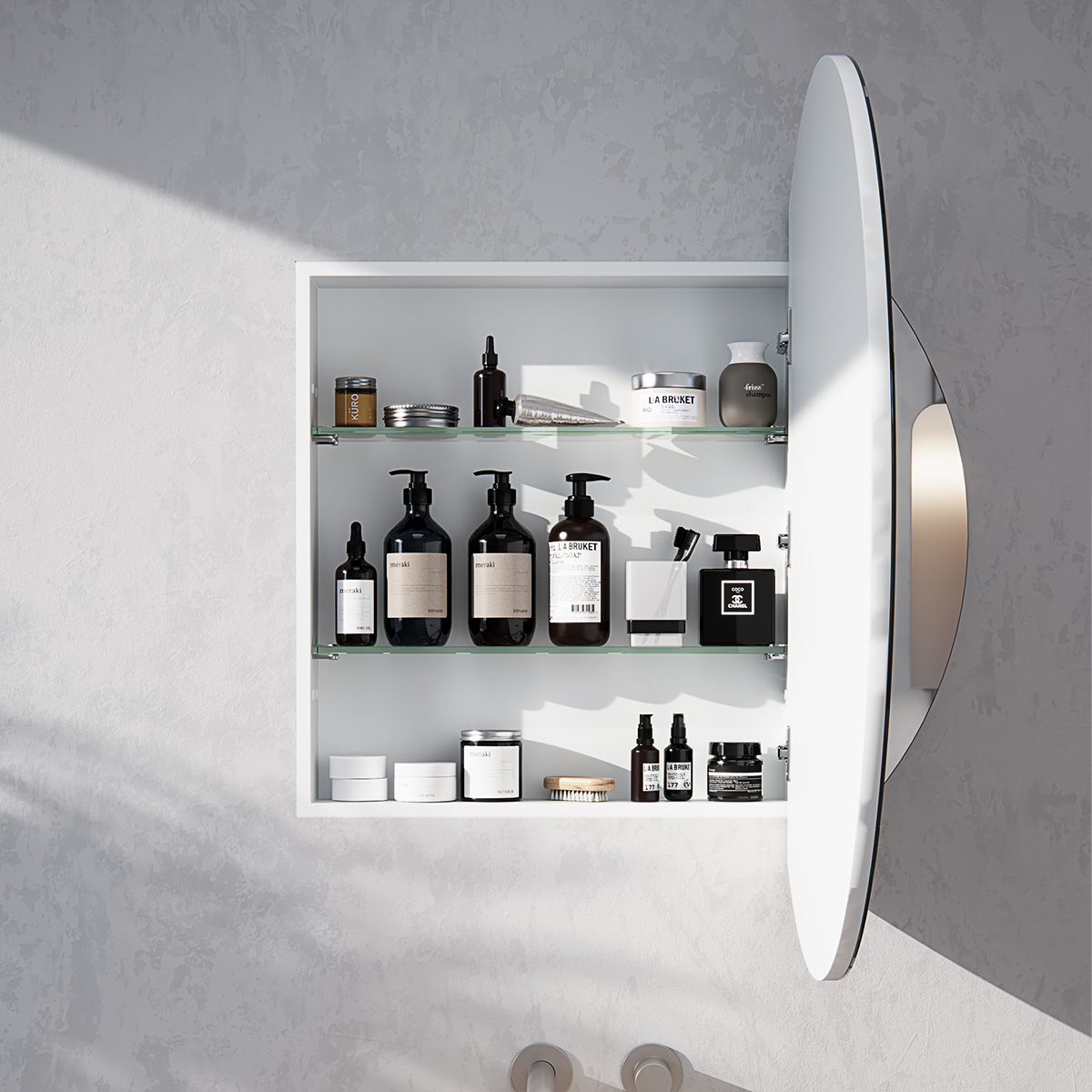 Orsa MDF Round Medicine GlassWarehouse.us