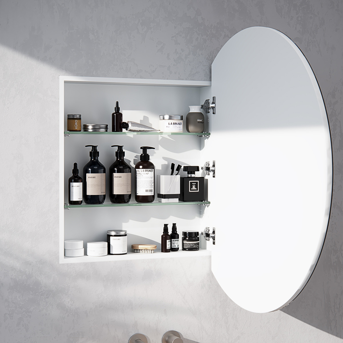 Orsa MDF Round Medicine GlassWarehouse.us