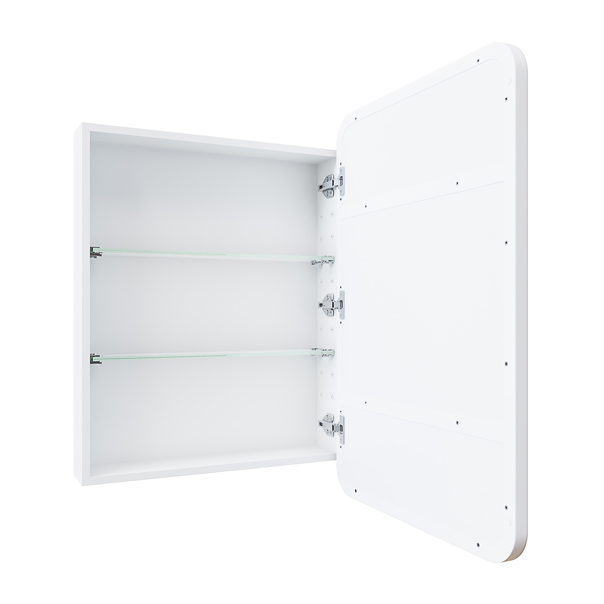 Calla Steel Frame Square Medicine GlassWarehouse.us