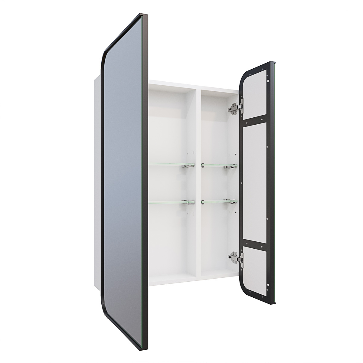 Calla Steel Frame Square Medicine GlassWarehouse.us