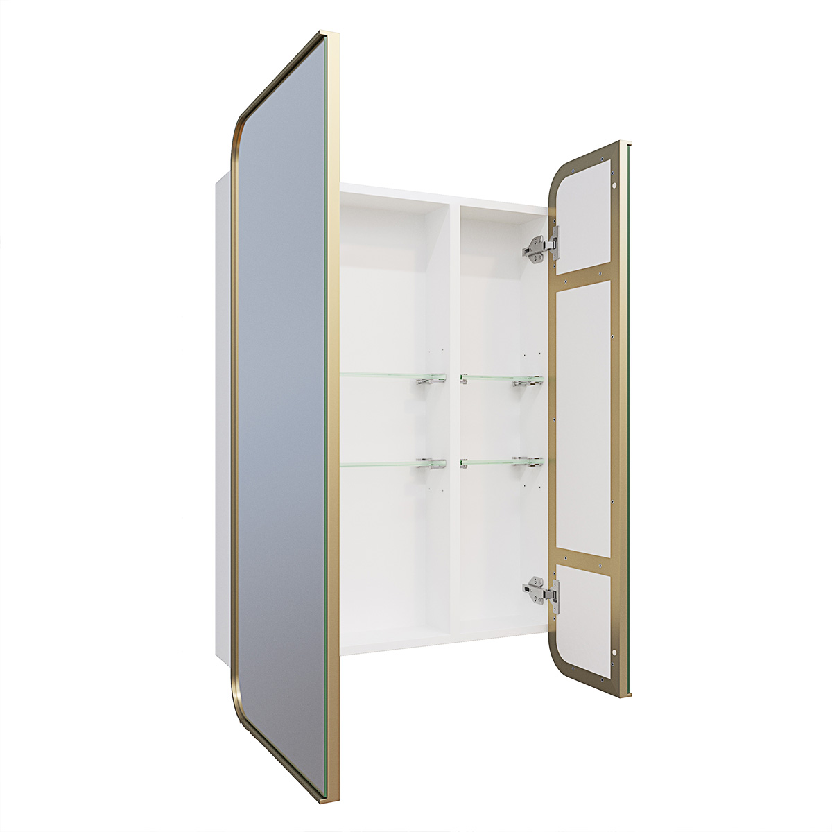 Calla Steel Frame Square Medicine GlassWarehouse.us