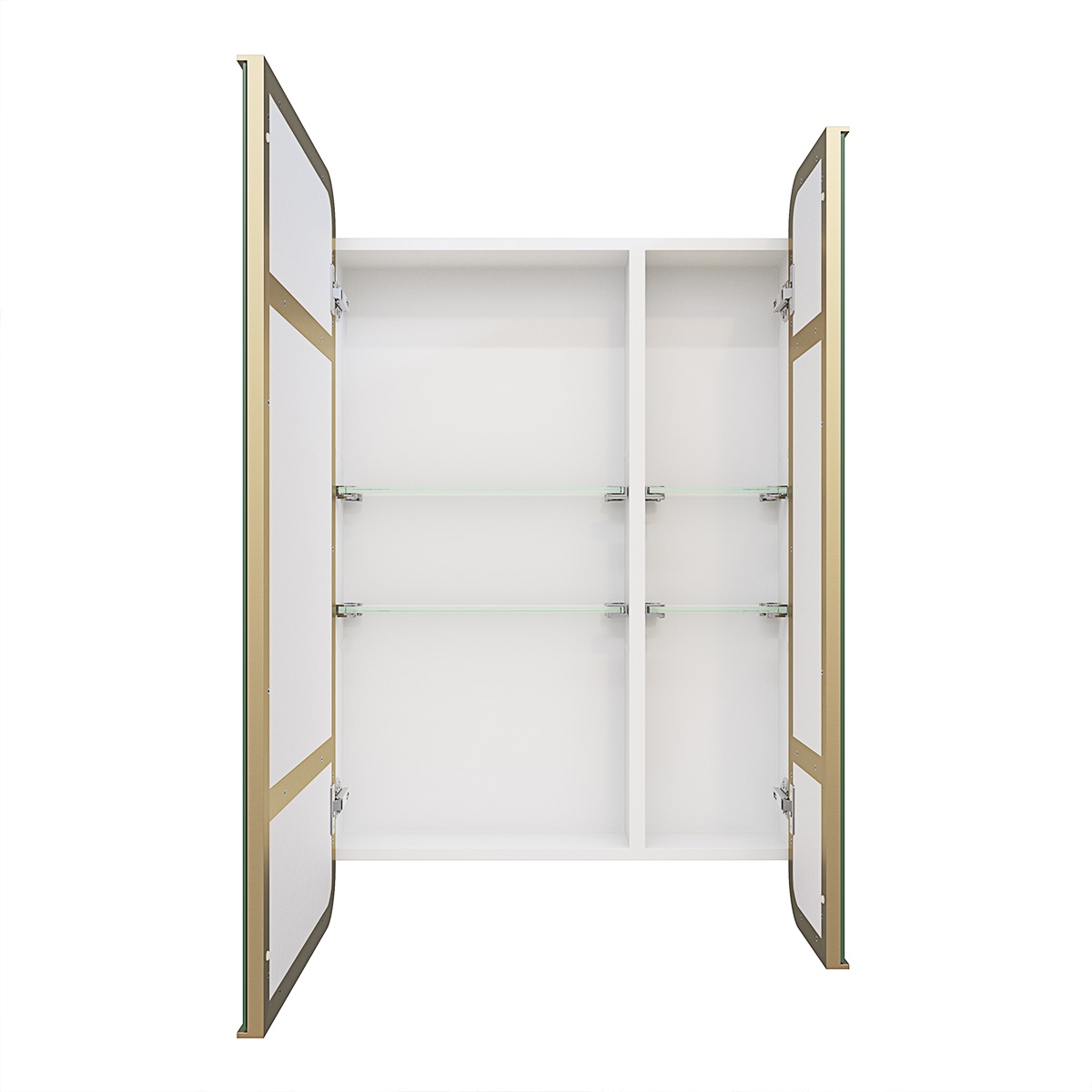 Calla Steel Frame Square Medicine GlassWarehouse.us