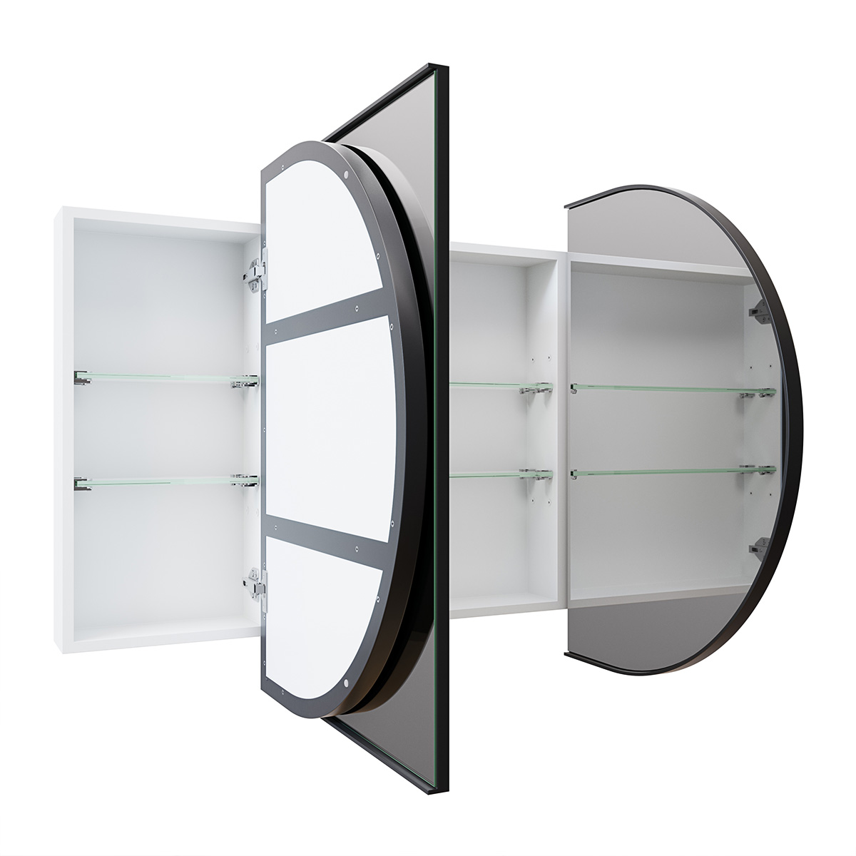 Nia Steel Frame Pill Medicine GlassWarehouse.us