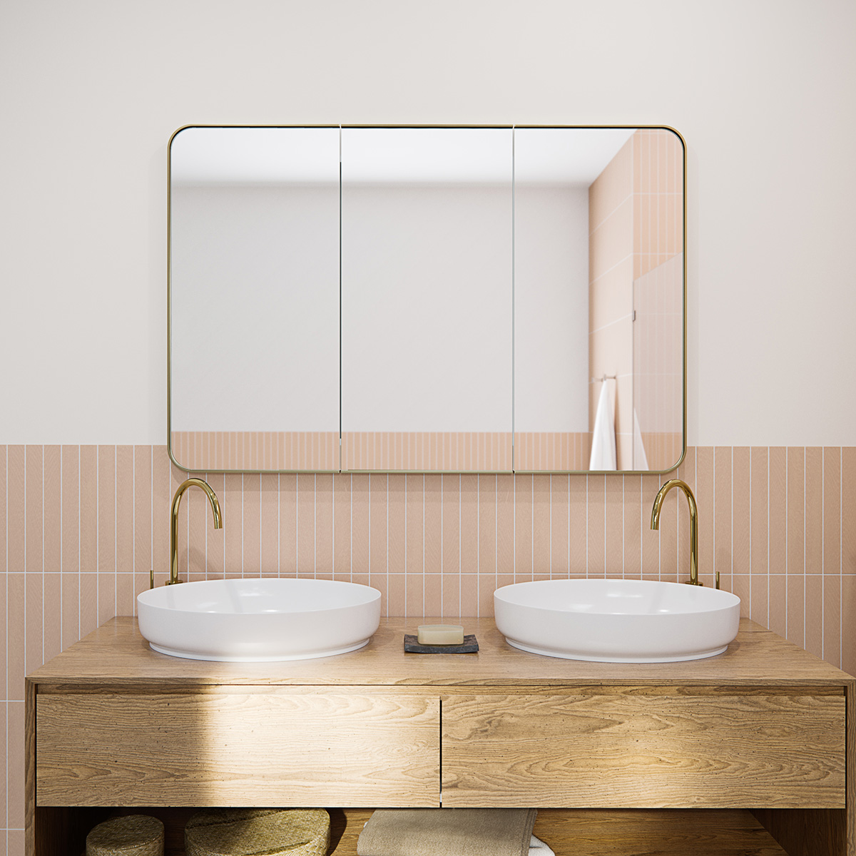 Calla Steel Frame Square Medicine GlassWarehouse.us