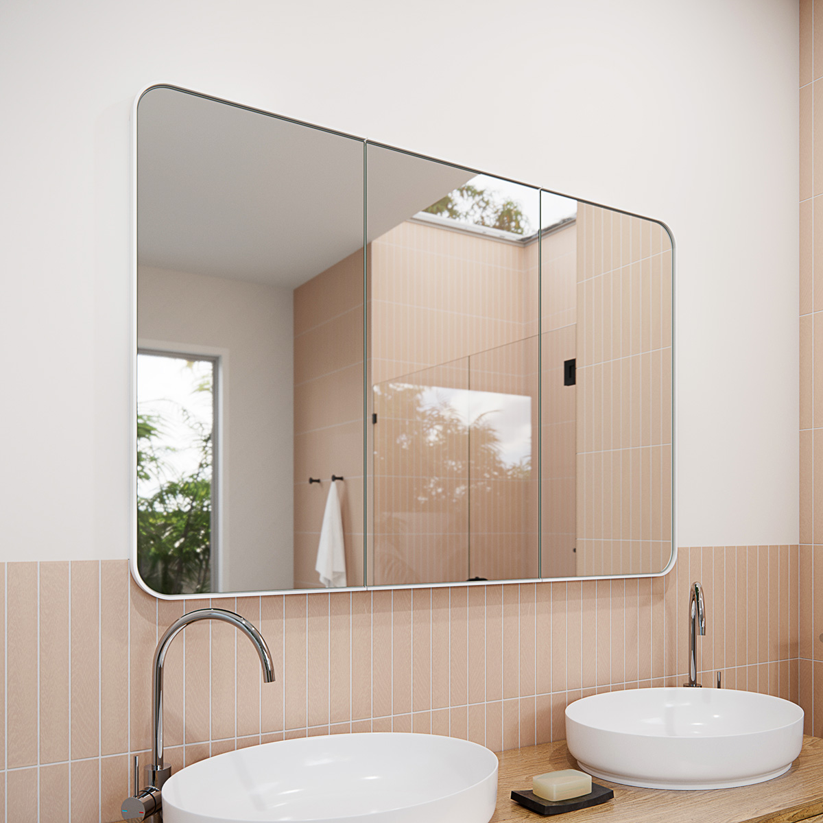 Calla Steel Frame Square Medicine GlassWarehouse.us